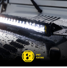 Charger l'image dans la galerie, Hexcore STL30LB 30-Inch Straight LED Light Bar, Driving Beam with Amber &amp; White Position Light