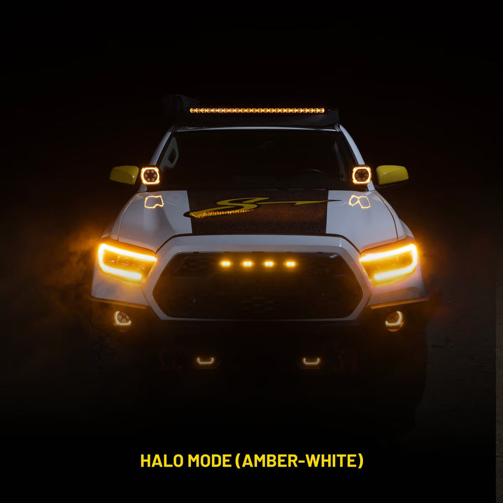 Hexcore STL40CLB 40-Inch Curved LED Light Bar, Driving Beam with Amber & White Position Light