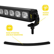 Charger l'image dans la galerie, Hexcore STL40CLB 40-Inch Curved LED Light Bar, Driving Beam with Amber &amp; White Position Light