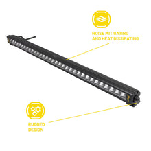 Charger l'image dans la galerie, Hexcore STL40LB 40-Inch Straight LED Light Bar, Driving Beam with Amber &amp; White Position Light
