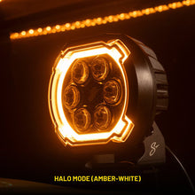 Charger l'image dans la galerie, Hexcore STL6PDL 6-Inch (5.7" x 5.2") Amber &amp; White LED Pod Lights (Pair)