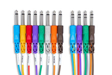 Charger l'image dans la galerie, Hosa STP-804 4-channel 1/4" TRS to 1/4" TS Insert Snake 13.2 foot