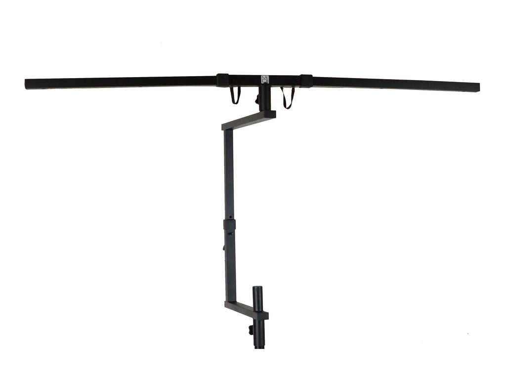 MR DJ STSPLI-SS350W Adjustable T-Bar Stage Lighting Extension with Speaker Stand