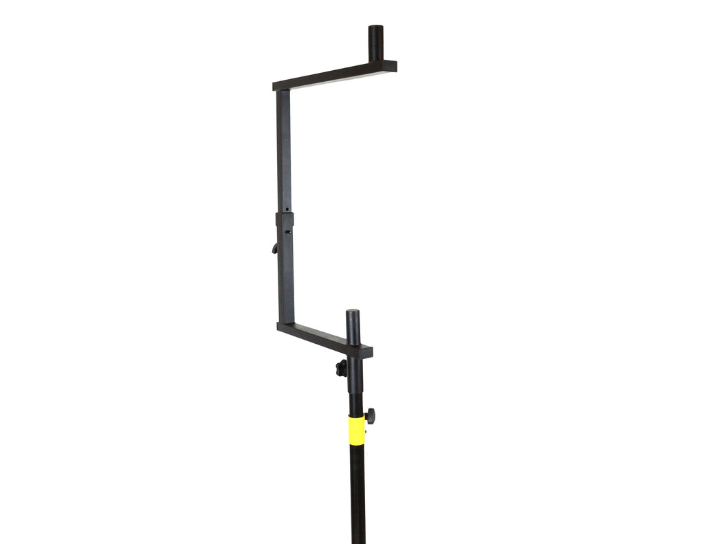 2 MR DJ STSPLI Adjustable T-Bar Stage Lighting Extension for Speaker Stands