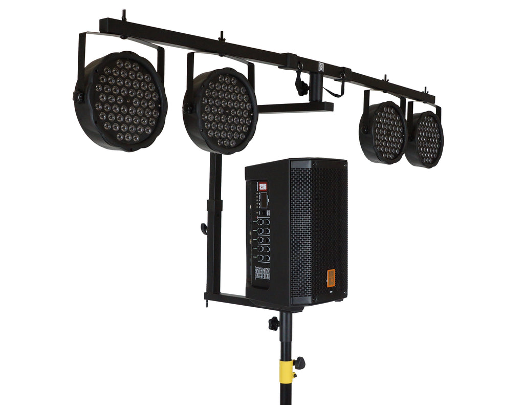 2 MR DJ STSPLI Adjustable T-Bar Stage Lighting Extension for Speaker Stands