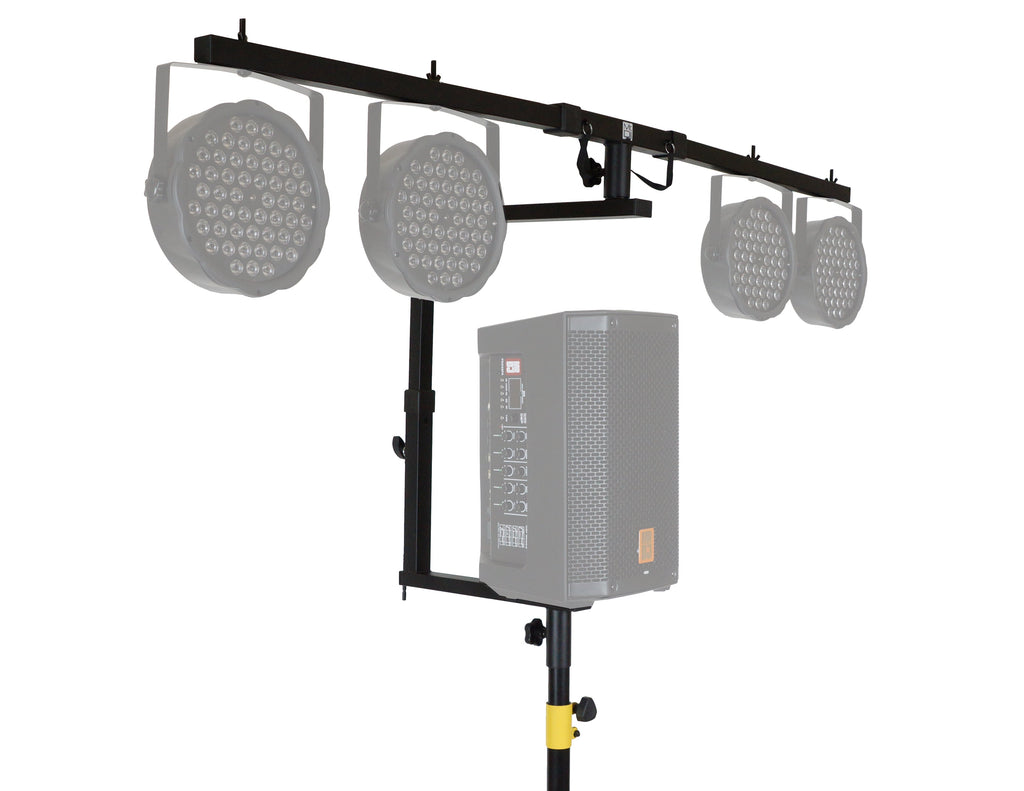 2 MR DJ STSPLI Adjustable T-Bar Stage Lighting Extension for Speaker Stands