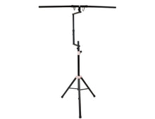 Load image into Gallery viewer, MR DJ STSPLI-SS350W Adjustable T-Bar Stage Lighting Extension with Speaker Stand