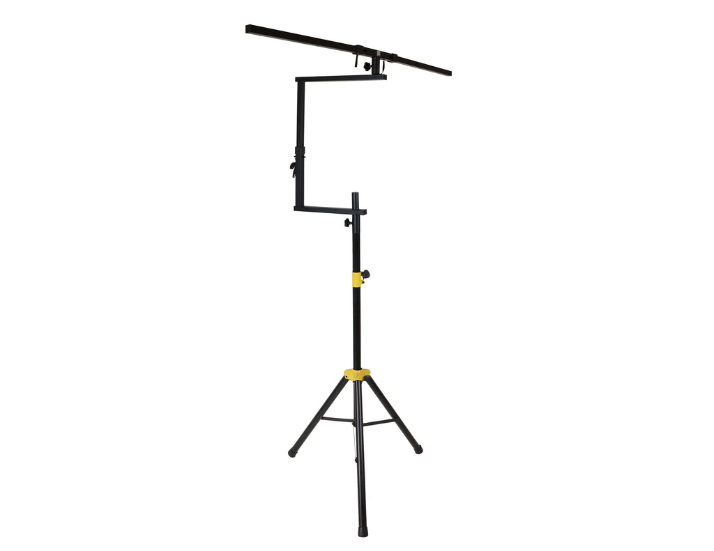 MR DJ STSPLI-SS550 Adjustable T-Bar Stage Lighting Extension with Speaker Stand