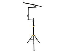 Load image into Gallery viewer, MR DJ STSPLI-SS550 Adjustable T-Bar Stage Lighting Extension with Speaker Stand