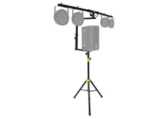 Load image into Gallery viewer, MR DJ STSPLI-SS550 Adjustable T-Bar Stage Lighting Extension with Speaker Stand
