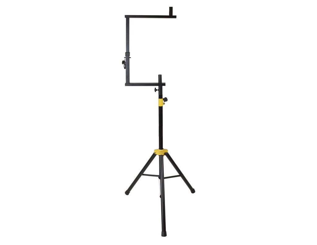 MR DJ STSPLI-SS550 Adjustable T-Bar Stage Lighting Extension with Speaker Stand