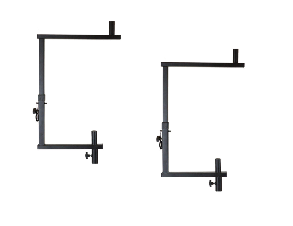 2 MR DJ STSPLI Adjustable T-Bar Stage Lighting Extension for Speaker Stands