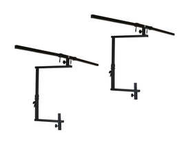 2 MR DJ STSPLI Adjustable T-Bar Stage Lighting Extension for Speaker Stands