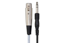 Charger l'image dans la galerie, Hosa STX-103F XLR Female to 1/4" TRS Male Cable 3 foot