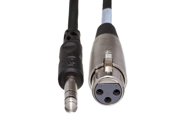 Hosa STX-105F XLR Female to 1/4" TRS Male Cable 5 foot