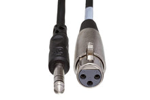Charger l'image dans la galerie, Hosa STX-105F XLR Female to 1/4" TRS Male Cable 5 foot