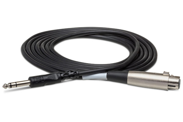 Hosa STX-103F XLR Female to 1/4" TRS Male Cable 3 foot