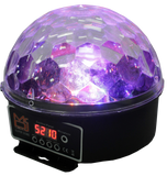 MR DJ PARTYDOME LED Crystal Magic Ball DJ Strobe Light 6 LED 6 Colors Sound Activated DMX512