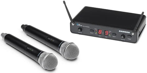 Samson SWC288HQ6-H Concert 288 Dual Channel Wireless Handheld System w/2 Q6 Handheld Microphones