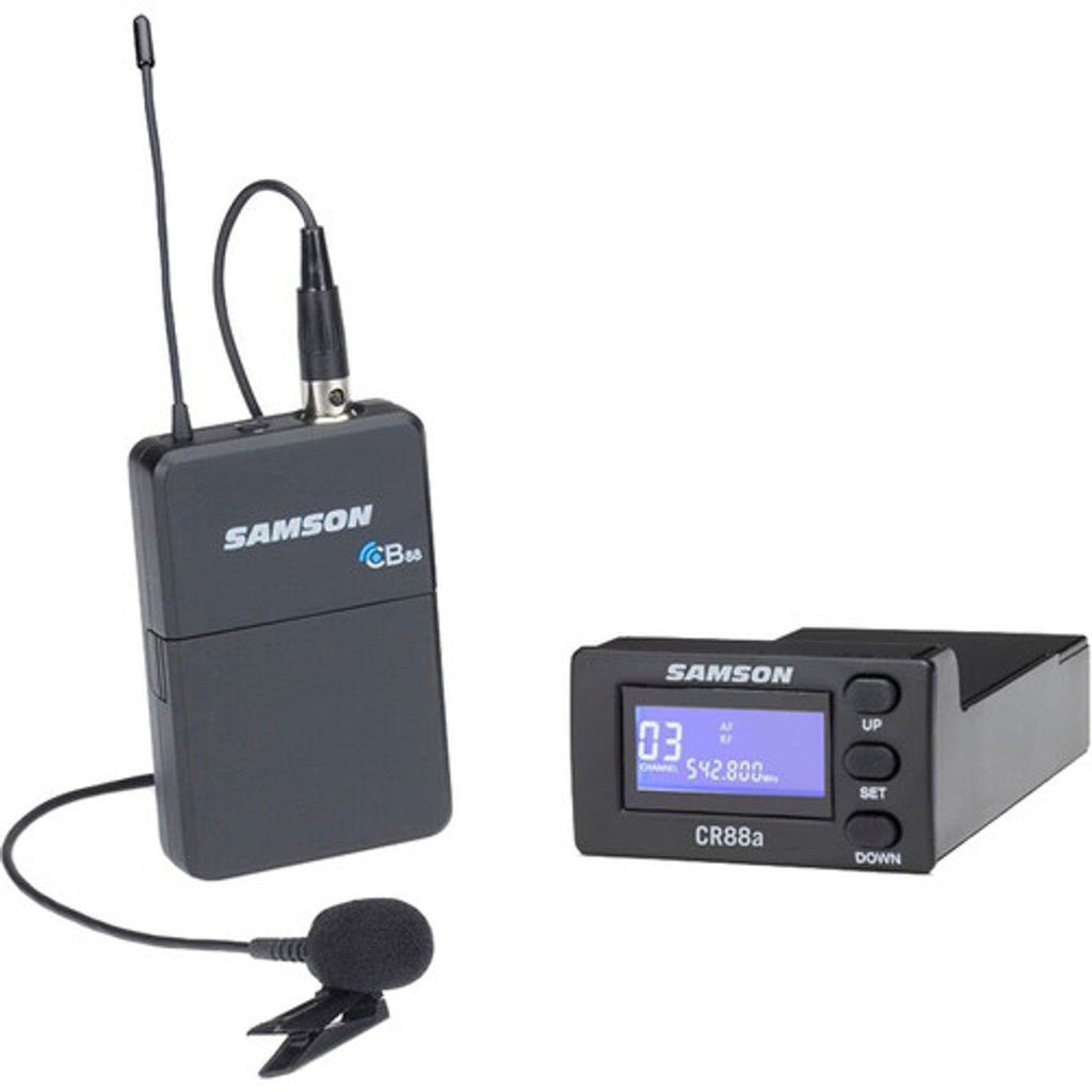 Samson SWMC88BLM8-K 88a Wireless Lavalier Microphone System for XP310w or XP312w PA System