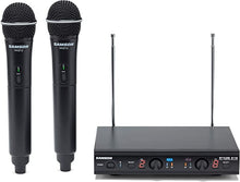 Load image into Gallery viewer, SAMSON Stage 212 Dual VHF Handheld Wireless Microphone System with (2) Q6 Mics