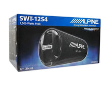 Load image into Gallery viewer, Alpine SWT-12S4 1500 Watts Single 12" Sealed Subwoofer Bass Tube Enclosure
