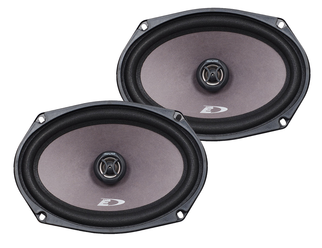 Alpine Bundle 2-Pairs of SXE-6926s 6x9" Coax Speakers and a BBX-F1200 280W 4-Ch Amp and Wiring