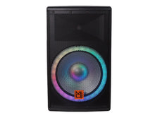 Load image into Gallery viewer, MR DJ SYNERGY15 15&quot; Wireless Portable PA Speaker System 4500W High Powered Bluetooth Indoor and Outdoor DJ PA Sound Stereo Loudspeaker USB SD MP3 AUX Input Flashing Party Light &amp; FM Radio