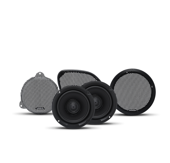 Rockford Fosgate TMS65 Harley-Davidson 6.5" Full Range Upper/Lower Fairing and Tour-Pak Speakers (2014+)