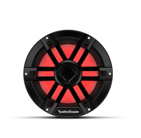 Rockford Fosgate M1D2-12B 1200W 12” M1 Dual 2-ohm Marine Subwoofer Color Optix LED Black