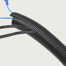 Load image into Gallery viewer, American Terminal 5 Feet Black 1" Split Wire Loom Conduit Polyethylene Tubing Black