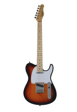 Load image into Gallery viewer, Tagima T 550 SB-LF/WH Electric Guitar, Maple Fretboard, Sunburst Body, White Pickguard