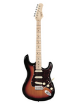 Tagima T 635 CLASSIC- SB-LF/TT Tagima Classic Series, Solid Alder Body, Light Fingerboard, Mint Green Pickguard, Sunburst Color, Tortoise Pickguard