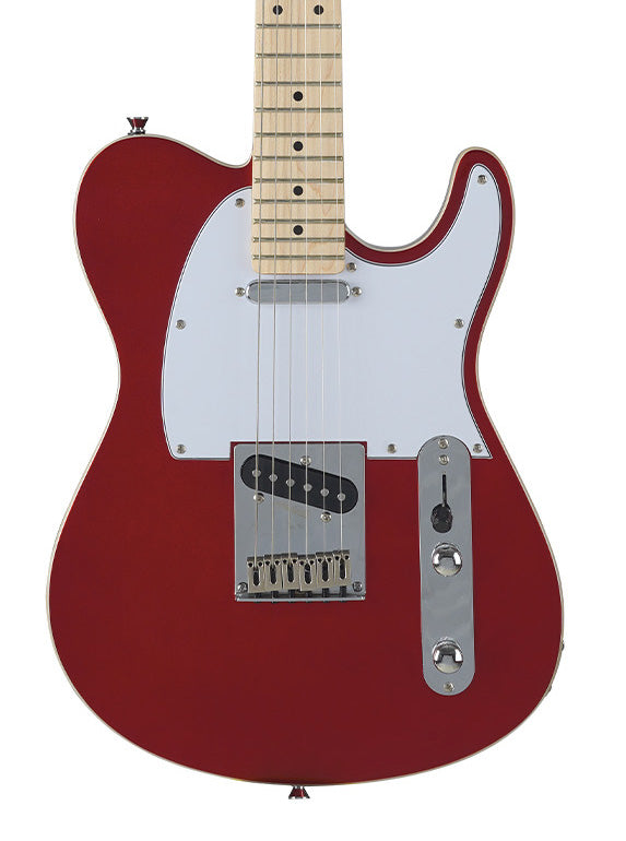 Tagima T 550 CA-LF/WH Electric Guitar - Candy Apple Red