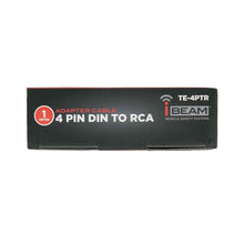 Charger l'image dans la galerie, iBeam TE-4PTR Commercial 4-Pin Din to RCA Adapter Cable