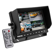 Load image into Gallery viewer, iBeam TE-7VS-4 7 Inch Monitor with Quad Camera Input