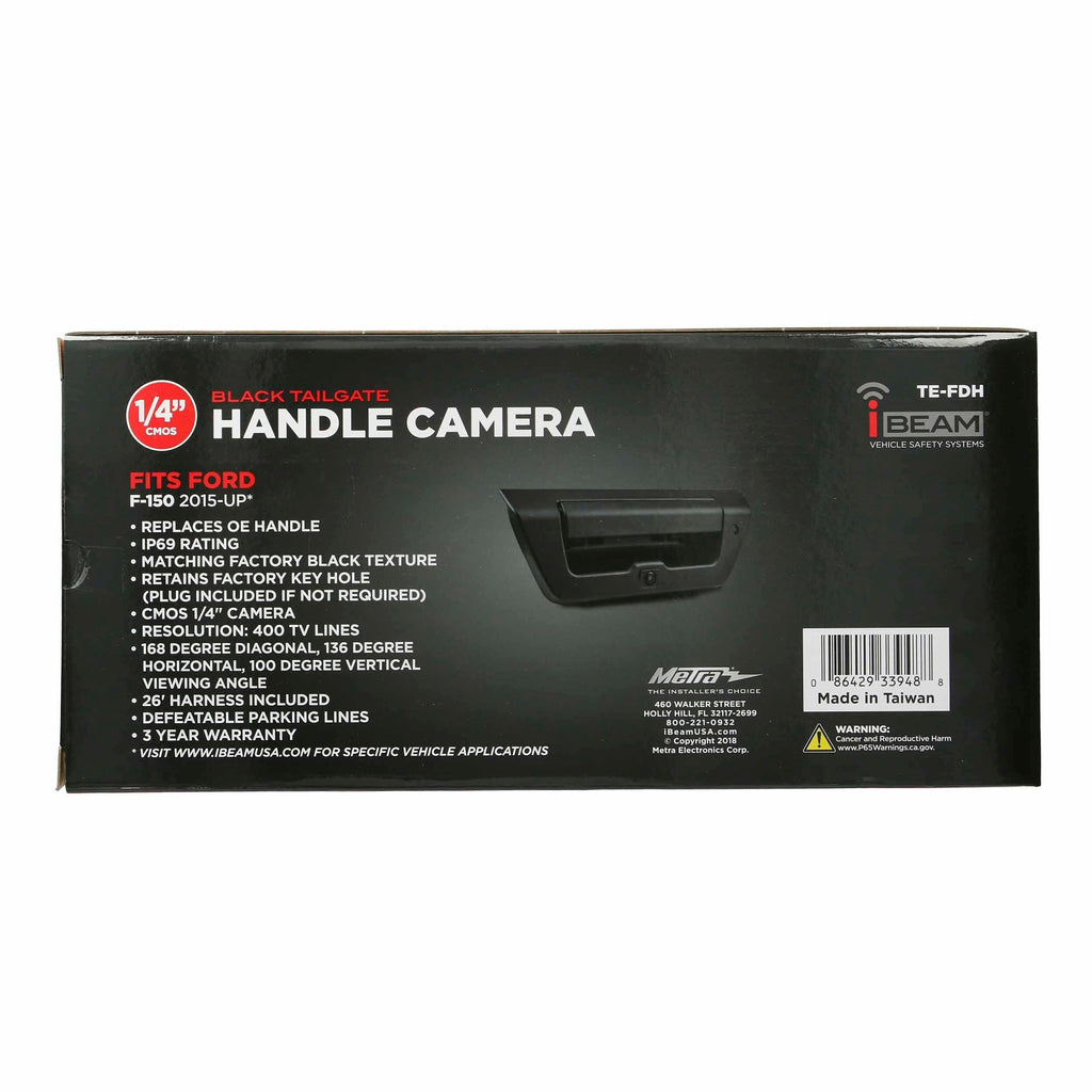 iBeam TE-FDH Ford Factory Replacement Tailgate Handle Camera