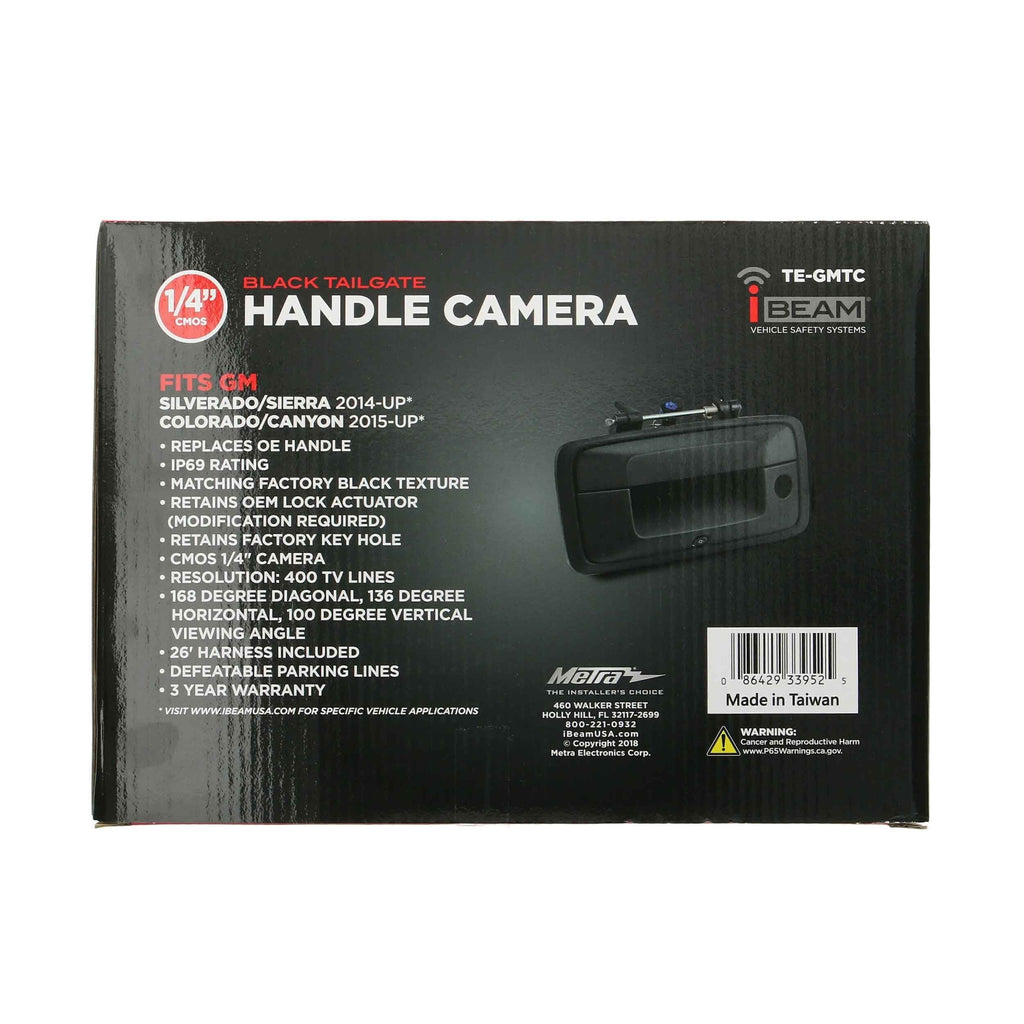iBeam TE-GMTC Chevy GMC Factory Replace Tailgate Handle Camera