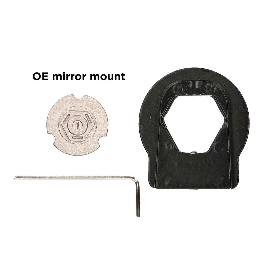 iBeam TE-MM08 Mirror Bracket Adapter - Compatible Fits for Chrysler/Dodge/Jeep