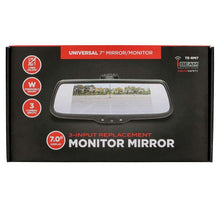 Charger l'image dans la galerie, iBeam TE-RM7 7 Inch Mirror/Monitor Single View with 3 Inputs