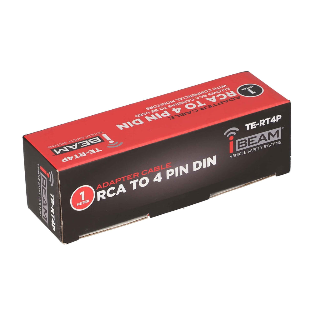 iBeam TE-RT4P Commercial RCA to 4-Pin Din Adapter Cable