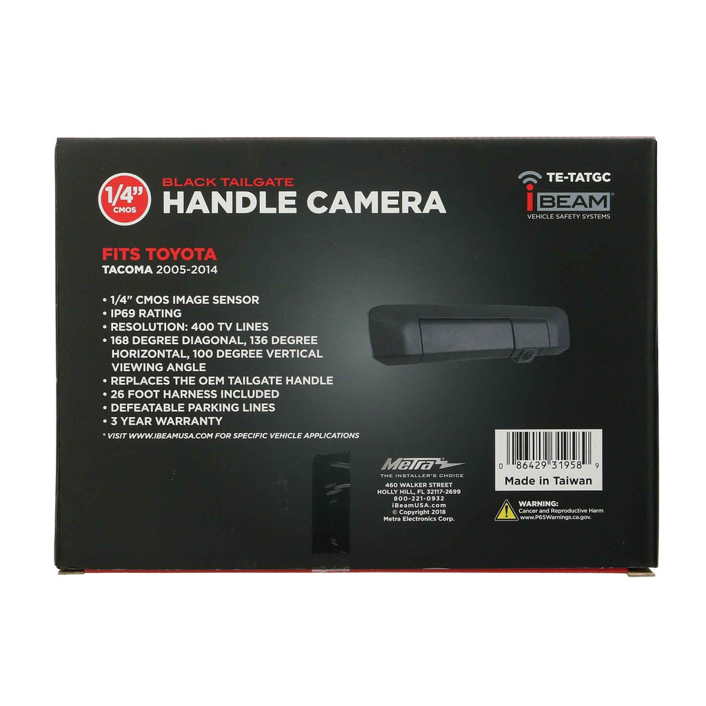 iBeam TE-TATGC Toyota Tacoma Tailgate Handle Camera