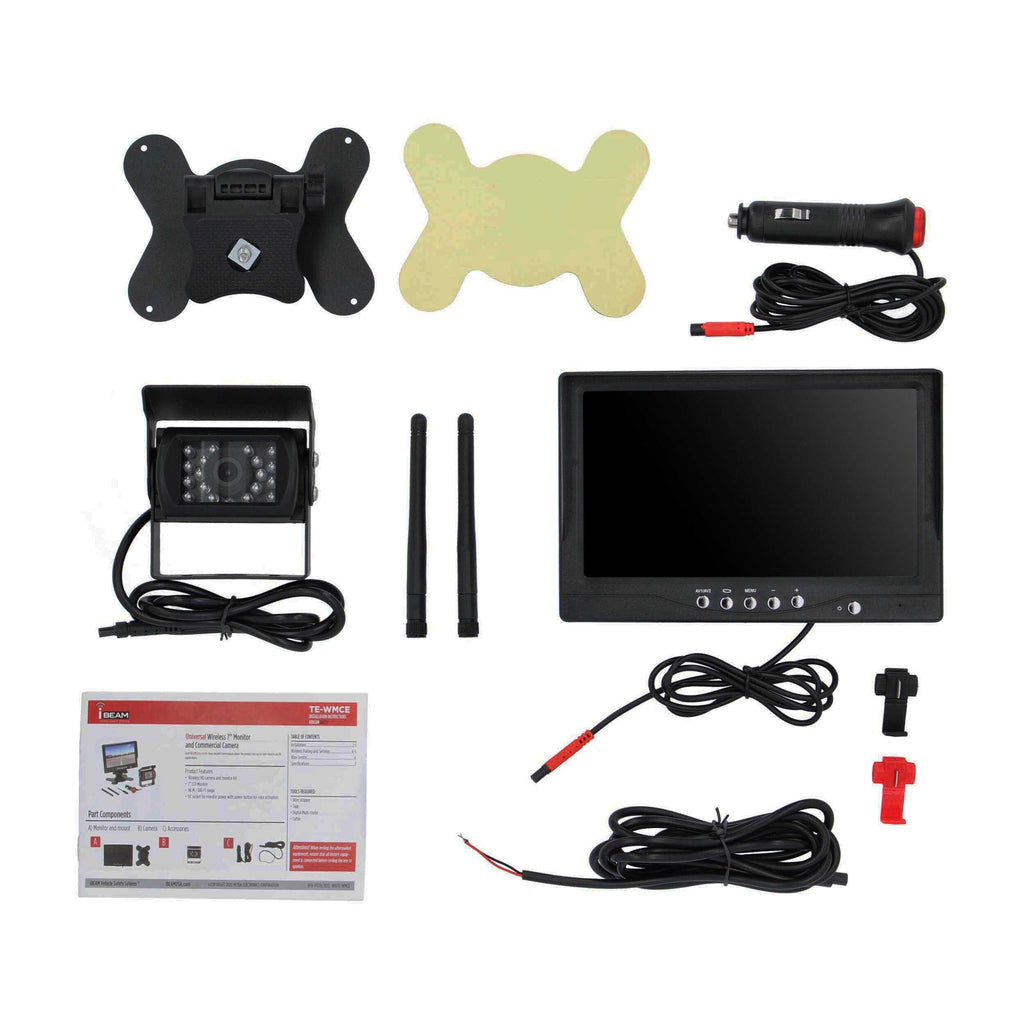 iBeam TE-WMCE Universal Wireless 7” Monitor and Commercial Camera