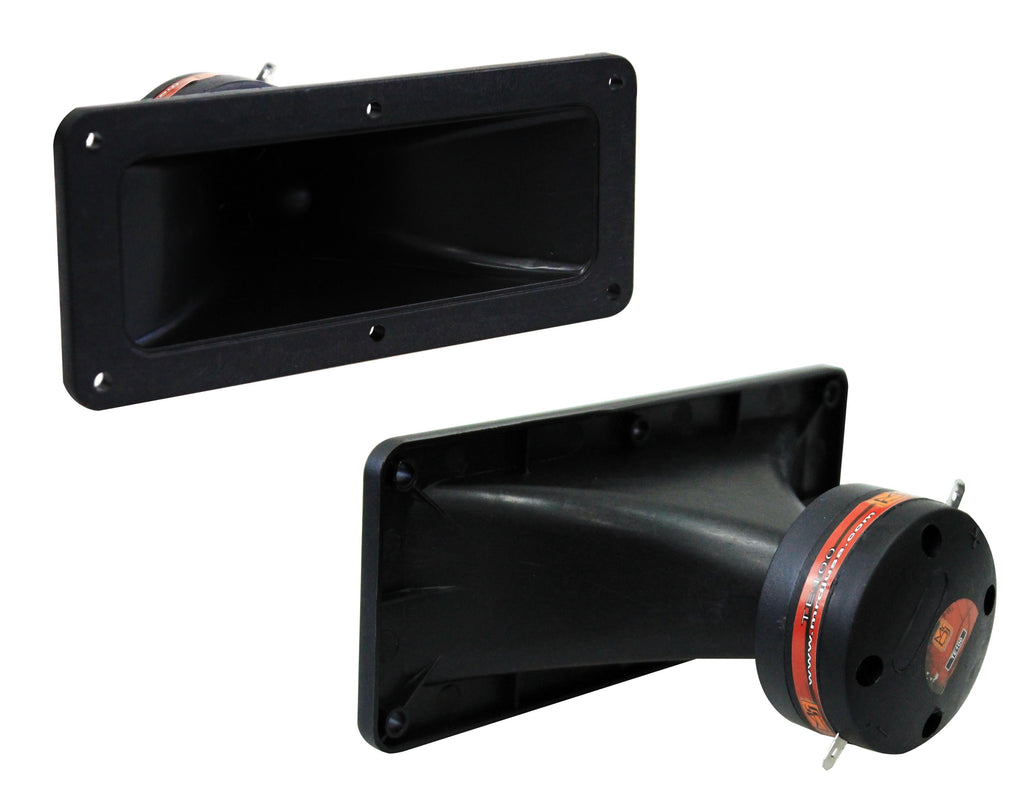 MR DJ TE-120 2"x5" 300W PRO Audio PA/DJ Wide Screw-ON Type PIEZO Compression Horn Tweeter