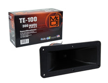 Charger l'image dans la galerie, MR DJ TE100 3"x6" 300W PRO Audio PA/DJ Wide Screw-ON Type PIEZO Compression Horn Tweeter