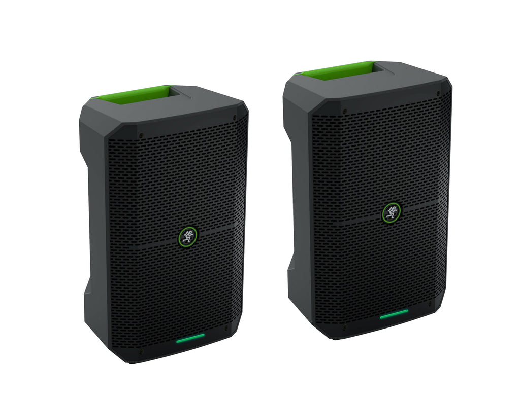 2 Mackie Thump GO 8" Portable Battery-Powered Loudspeaker  & Carry Bag