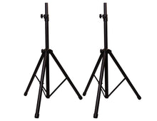 Charger l&#39;image dans la galerie, Mackie Thump212 12&quot; Powered Loudspeaker with MR DJ Heavy Duty Aluminum Speaker Stands with 1/4 inch Cables, Carrying Case &amp; 2 XLR Cables Bundle