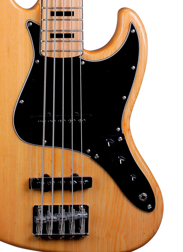 Tagima TJB 5 NT-LF/BK Electric Bass Guitar - Natural