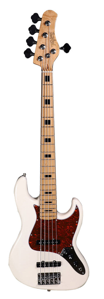 Tagima TJB 5-OWH-LF/TT Electric Bass Guitar - Olympic White