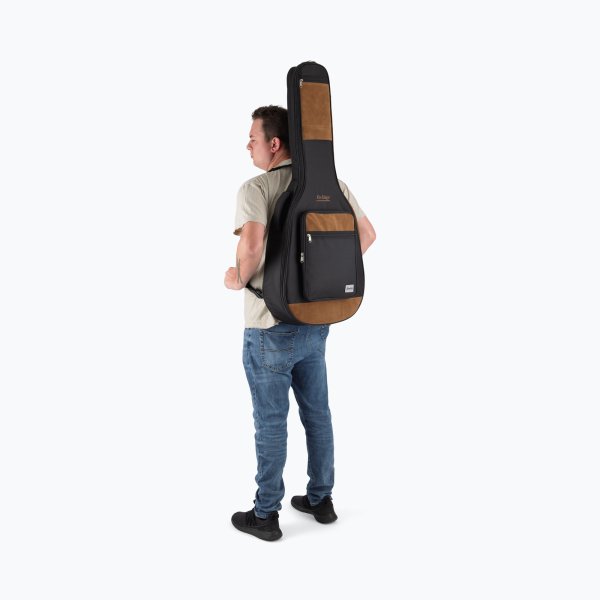 On-Stage GBAADV4770BK Adventure Series Acoustic Guitar Gig Bag Black